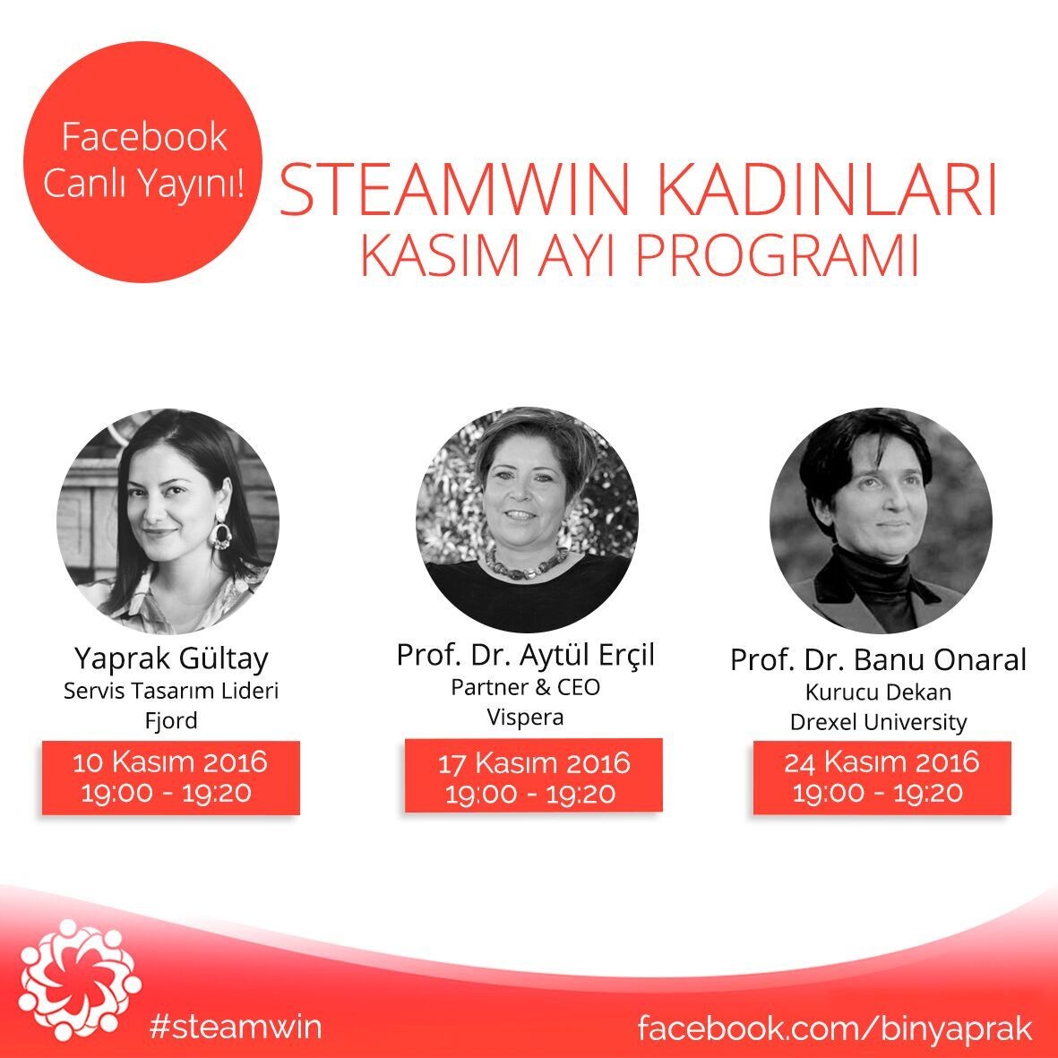 STEAMWIN Online Events in November