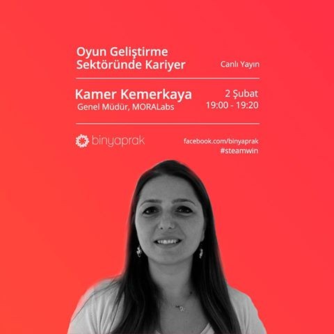 STEAMWIN Online Event: Kamer Kemerkaya; General Manager at MoraLabs